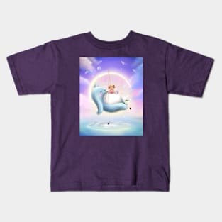 Dreaming on the Moon Kids T-Shirt